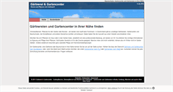 Desktop Screenshot of gaertnerei-gartencenter.de