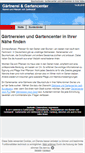 Mobile Screenshot of gaertnerei-gartencenter.de